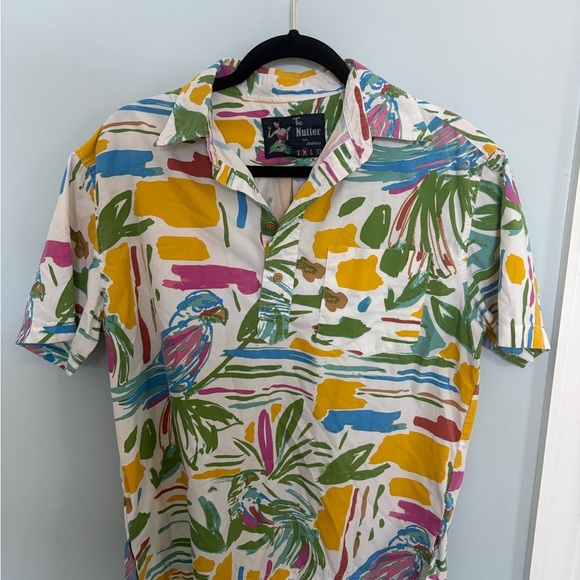 chubbies Other - Vintage The NUTTER from Chubbies Parrot Hawaiian Shirt Made in USA Mens Medium